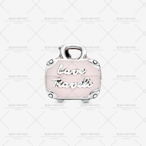 Pandora Pink Travel Bag Charm|Vacation Charms|Pandora US|Pendant - Picture 2 of 2
